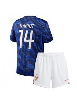 Frankrike Adrien Rabiot #14 Replika Hemmakläder Barn VM 2026 Kortärmad (+ byxor)